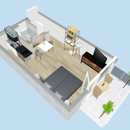 H-Aparts Essen - Heinrich Apartments Номер фото