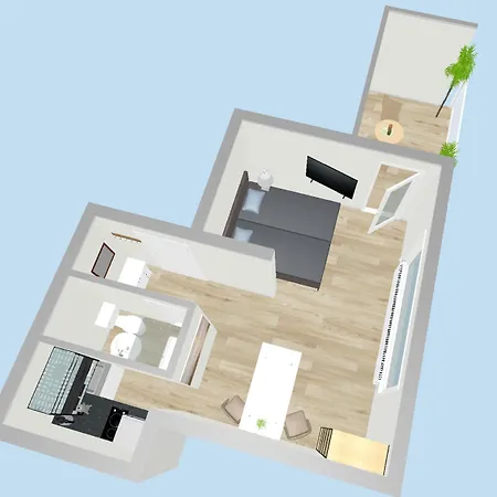 H-Aparts Essen - Heinrich Apartments Номер фото