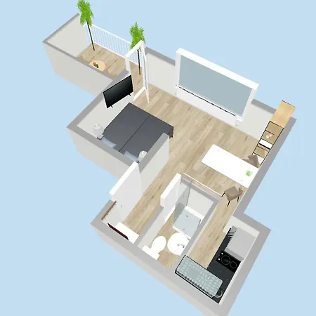H-Aparts Essen - Heinrich Apartments Номер фото